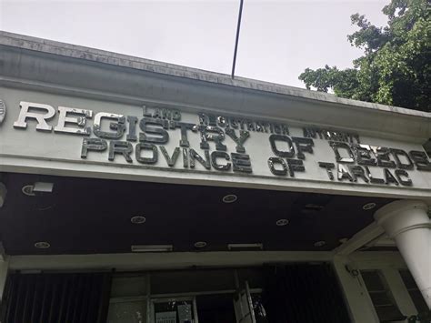 registry of deeds tarlac photos|Registry of Deeds .